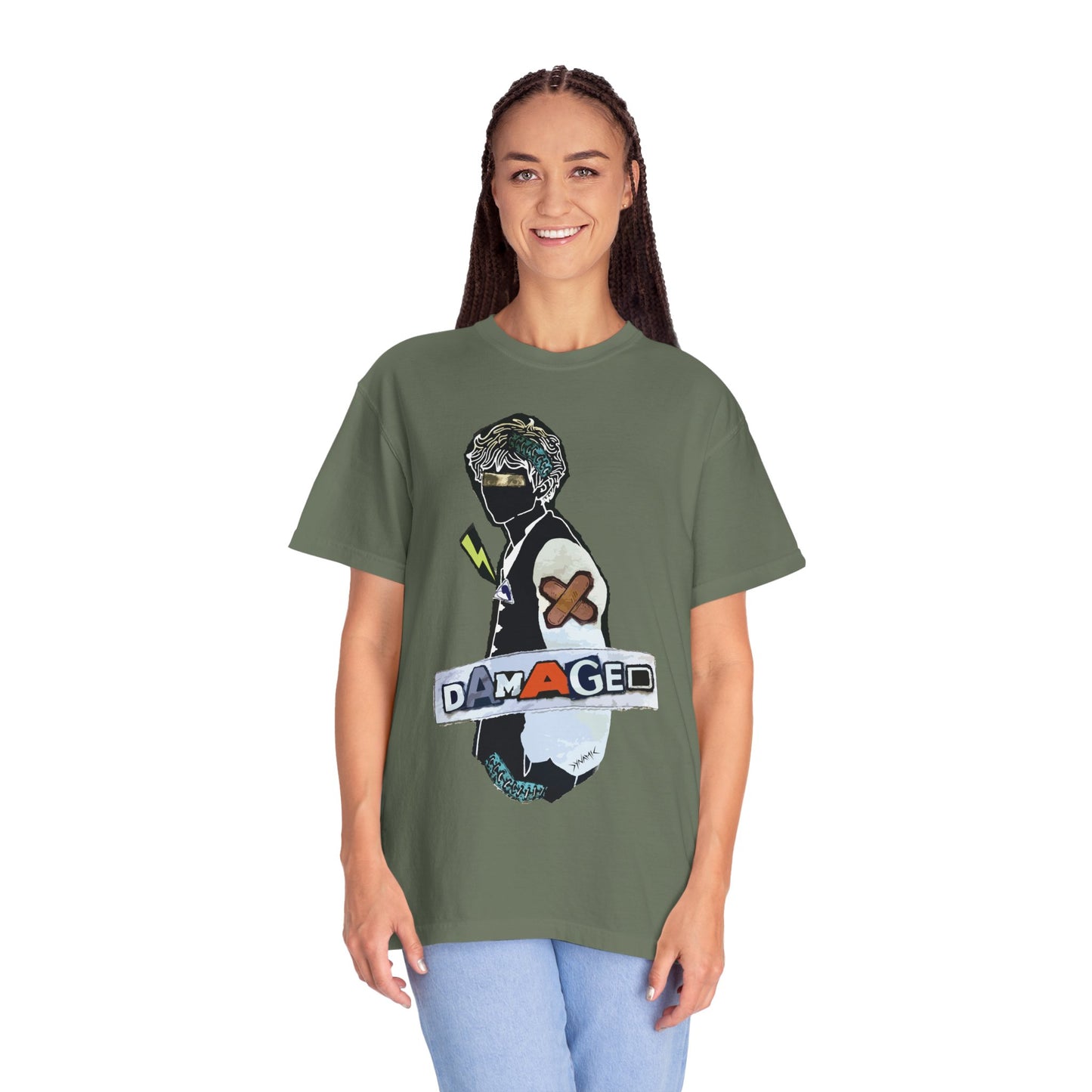 "Damaged" Graphic T-Shirt