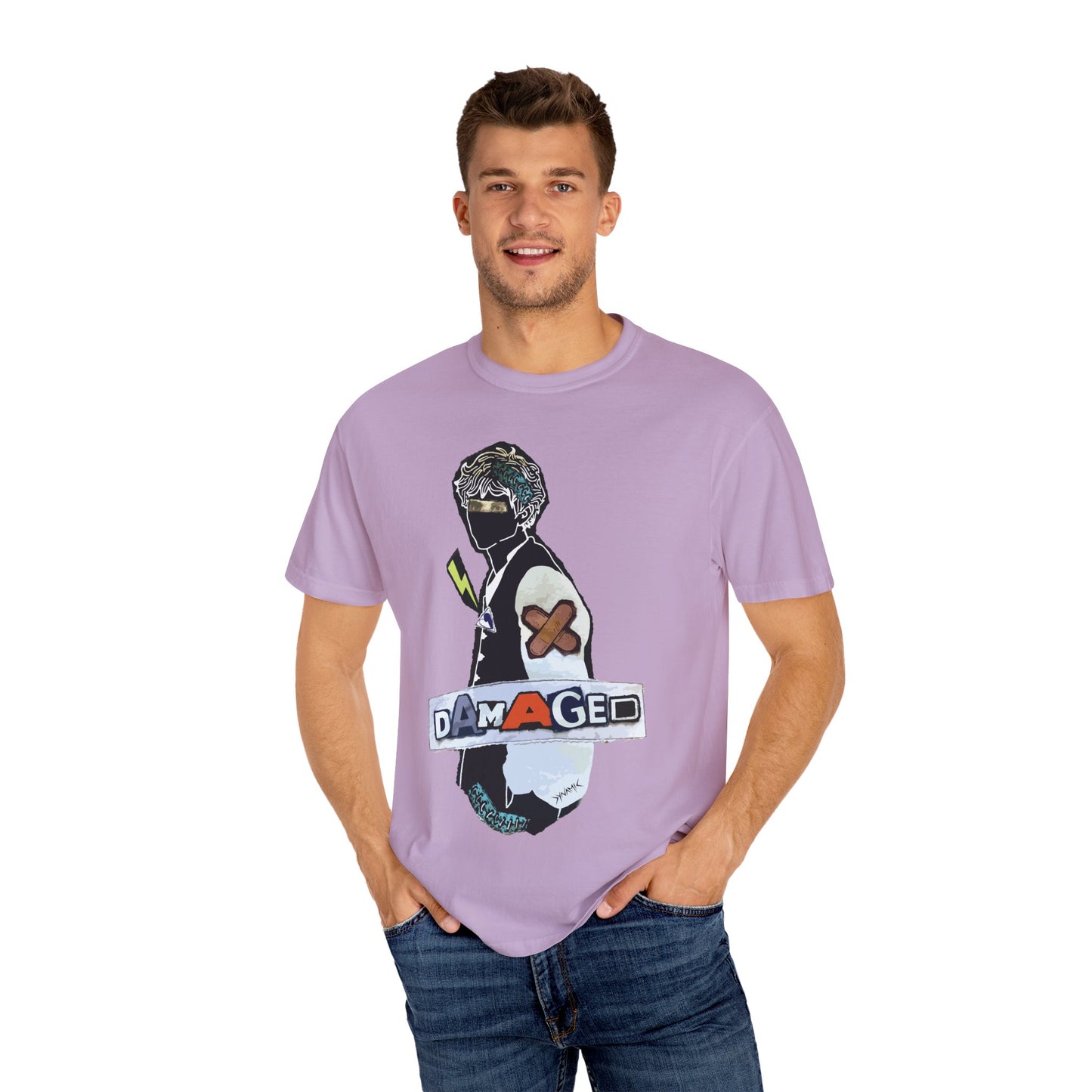 "Damaged" Graphic T-Shirt