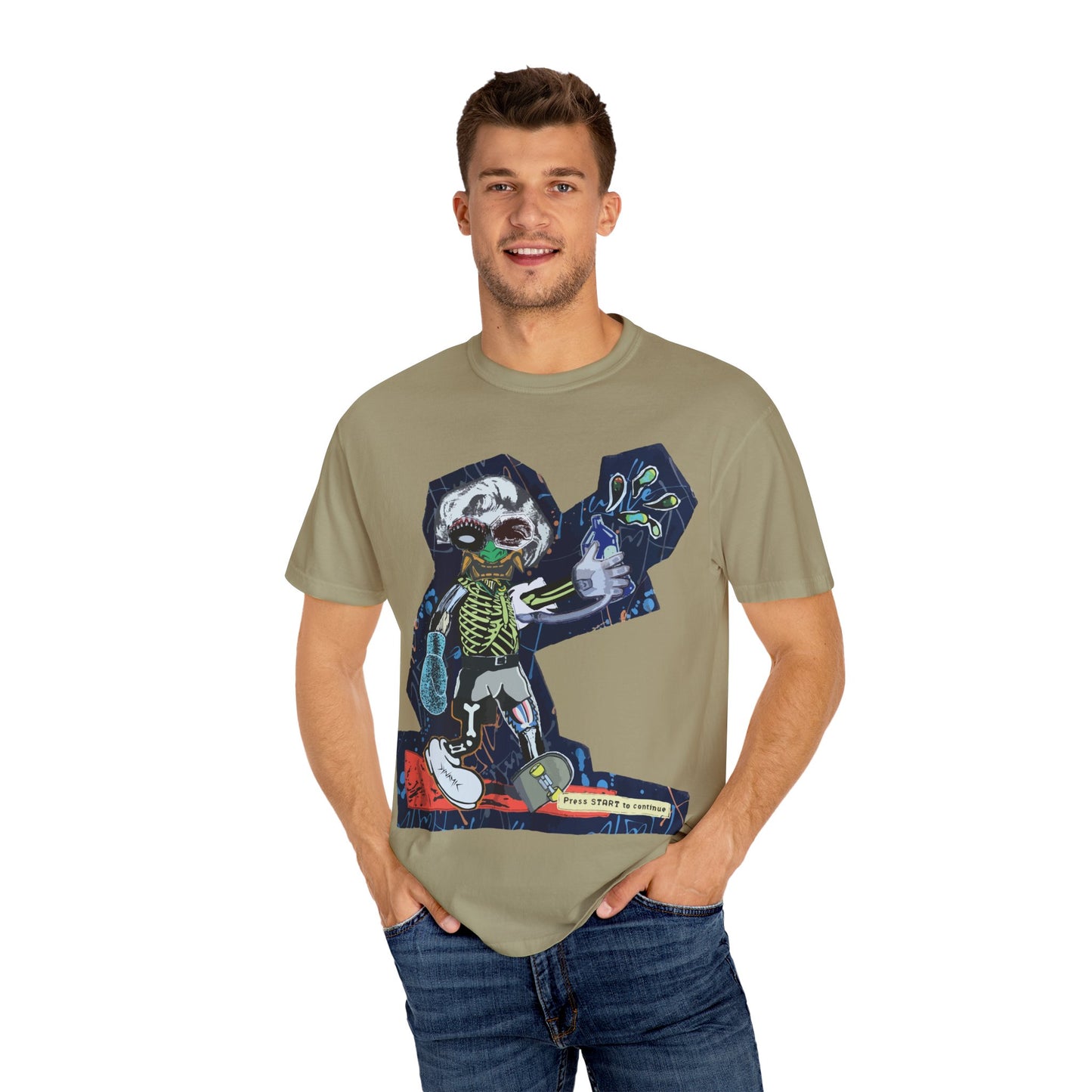 "Press Start To Continue" Graphic T-Shirt