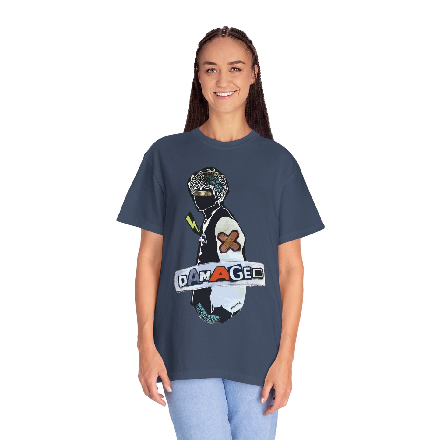 "Damaged" Graphic T-Shirt