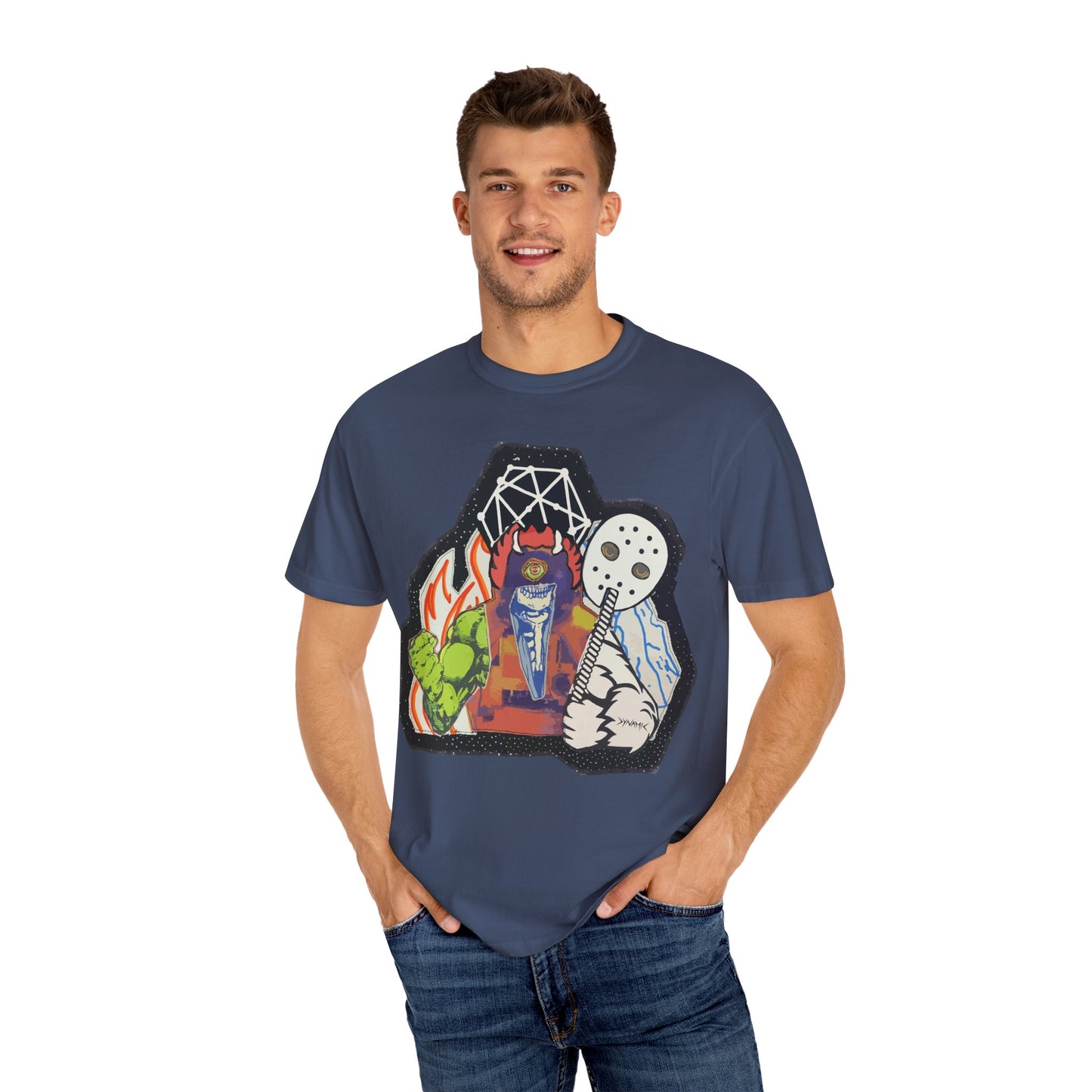 "Masked Stranger" Graphic T-Shirt