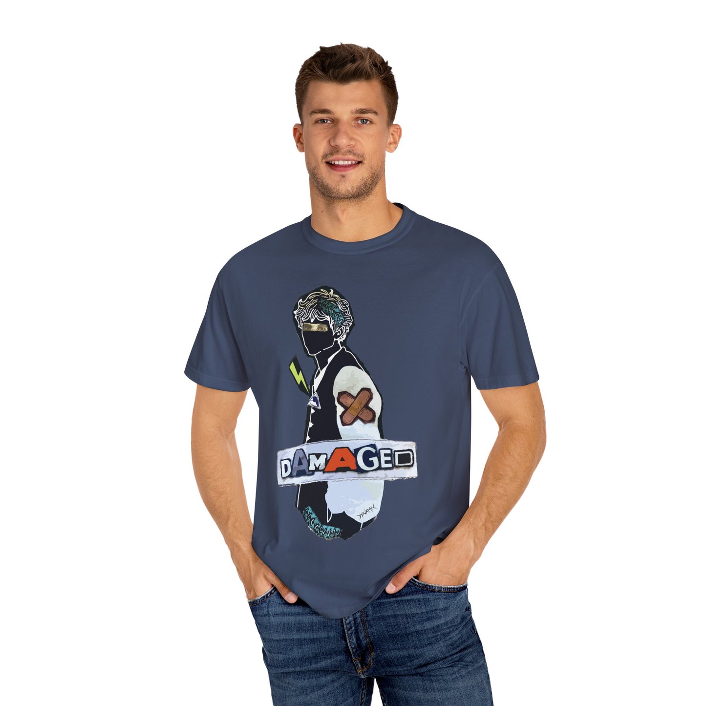 "Damaged" Graphic T-Shirt