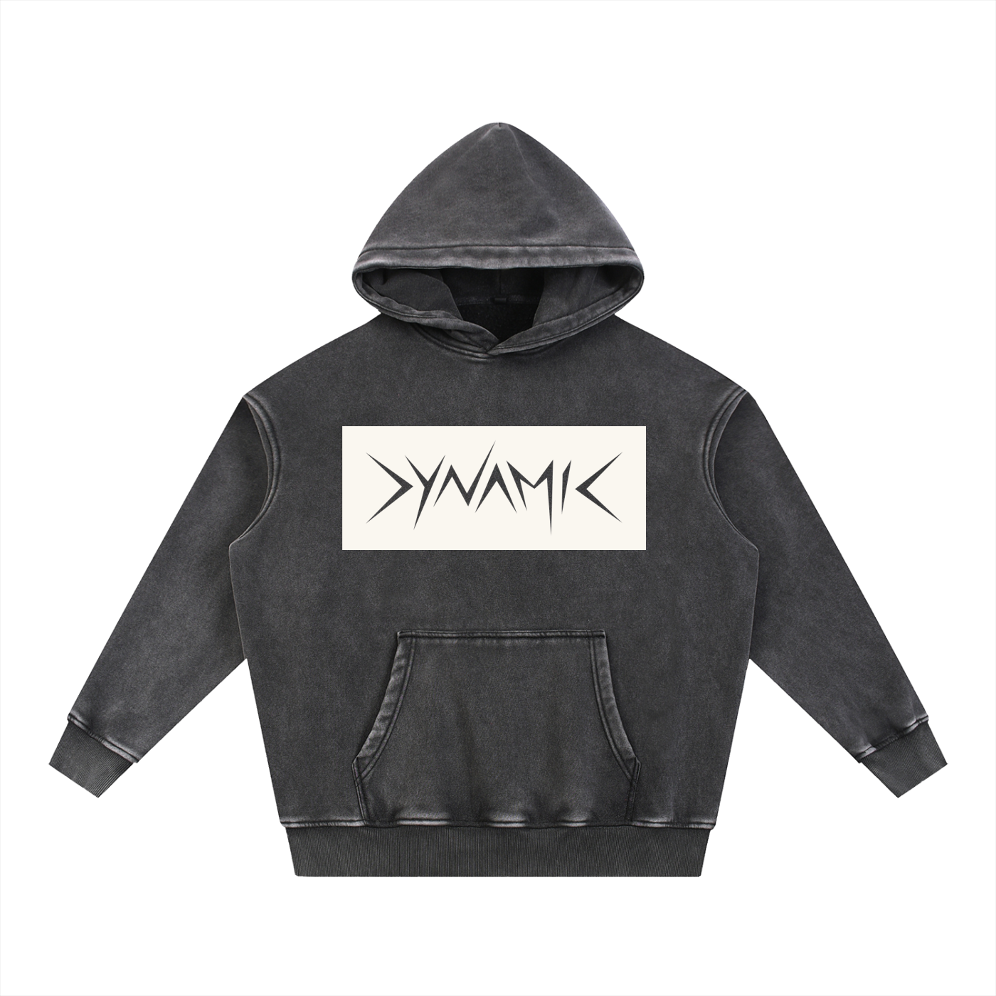 "DYNAMIC" — Logo Graphic Hoodie
